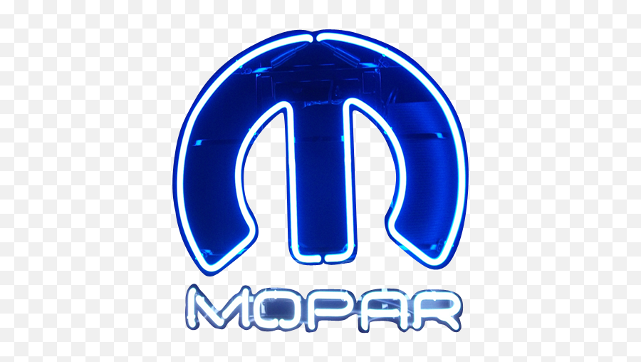 Download Mopar Neon Sign - Transparent Mopar Logo Png Emoji,Mopar Logo