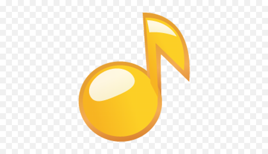 Nota Musical Amarilla - Nota Musical Amarela Png Emoji,Notas Musicales Png
