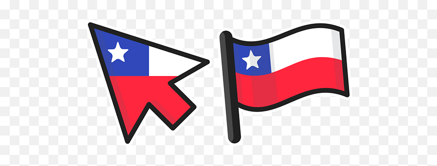Chile Flag Cursor Emoji,Chile Flag Png