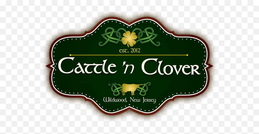 Cattlenclover Irish Pub And Steak House Emoji,Restaurants Logo Designs