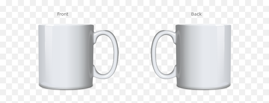 White Mug Template - Openclipart Emoji,White Mug Png