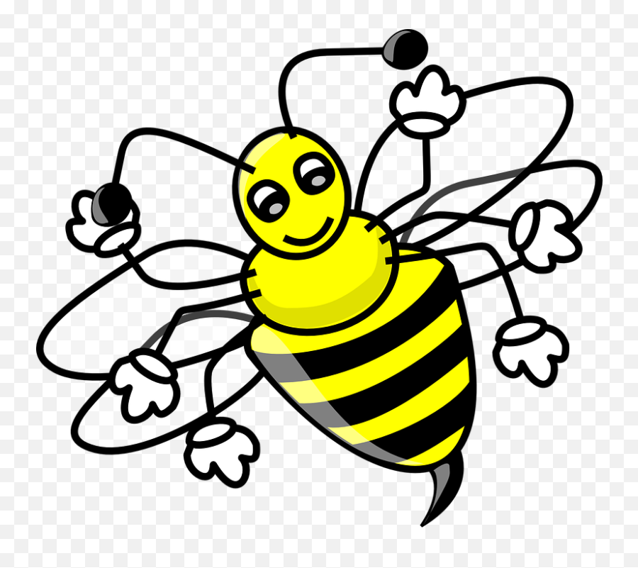 Bee Honey Wings - Free Vector Graphic On Pixabay Emoji,Honey Stinger Logo