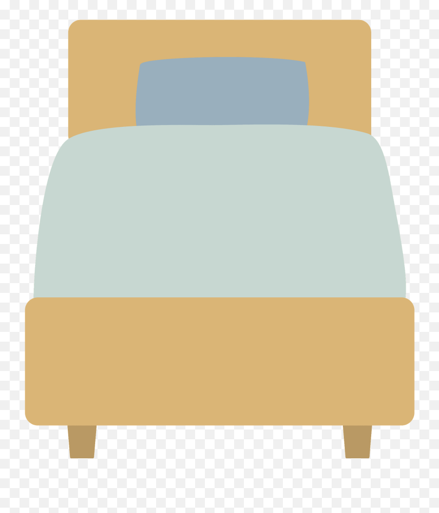 Single Bed Clipart - Clipart Single Bed Png Emoji,Bed Clipart