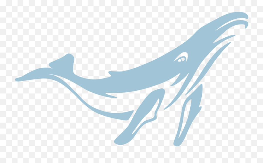 Download Hd 2018 Logo Vector - Blue Whale Vector Png Silhouette Whale Vector Png Emoji,Whale Logo
