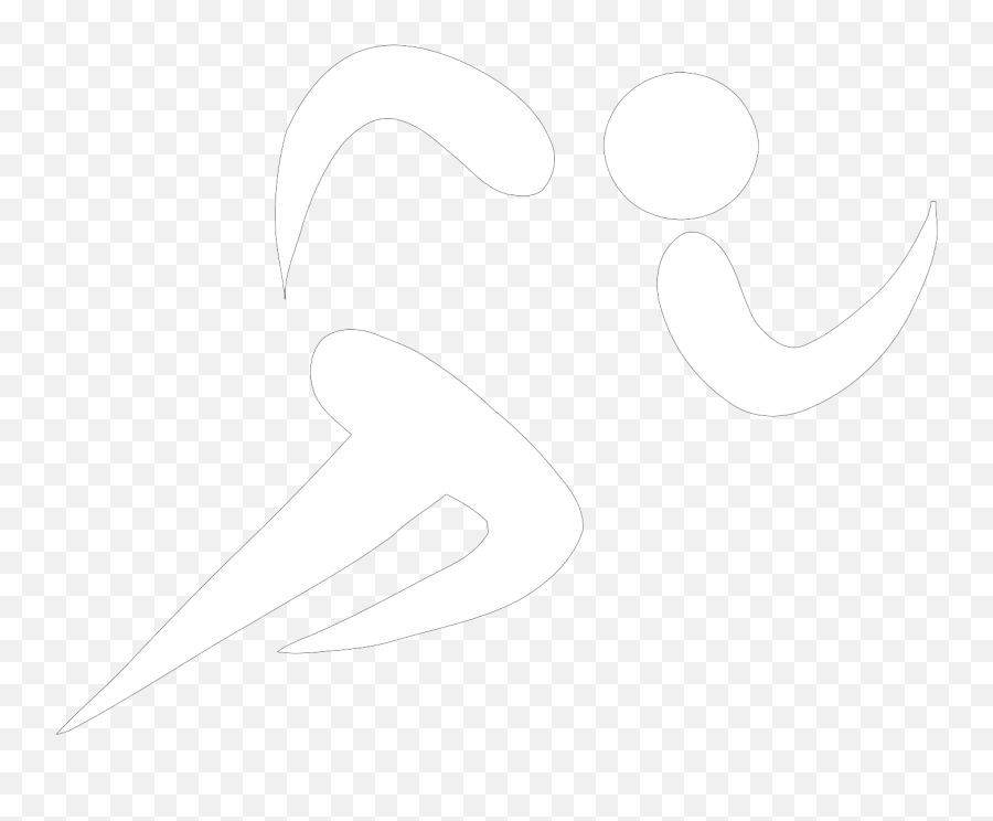 White Runner Clip Art At Clker - Clip Art Emoji,Runner Clipart
