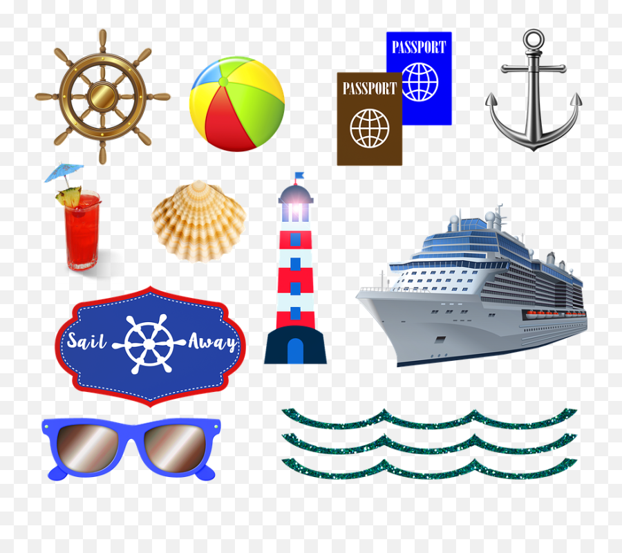 Download Ocean Cruise Ship Passport Sea - Bootsrad Cruise Ship Emoji,Passport Clipart