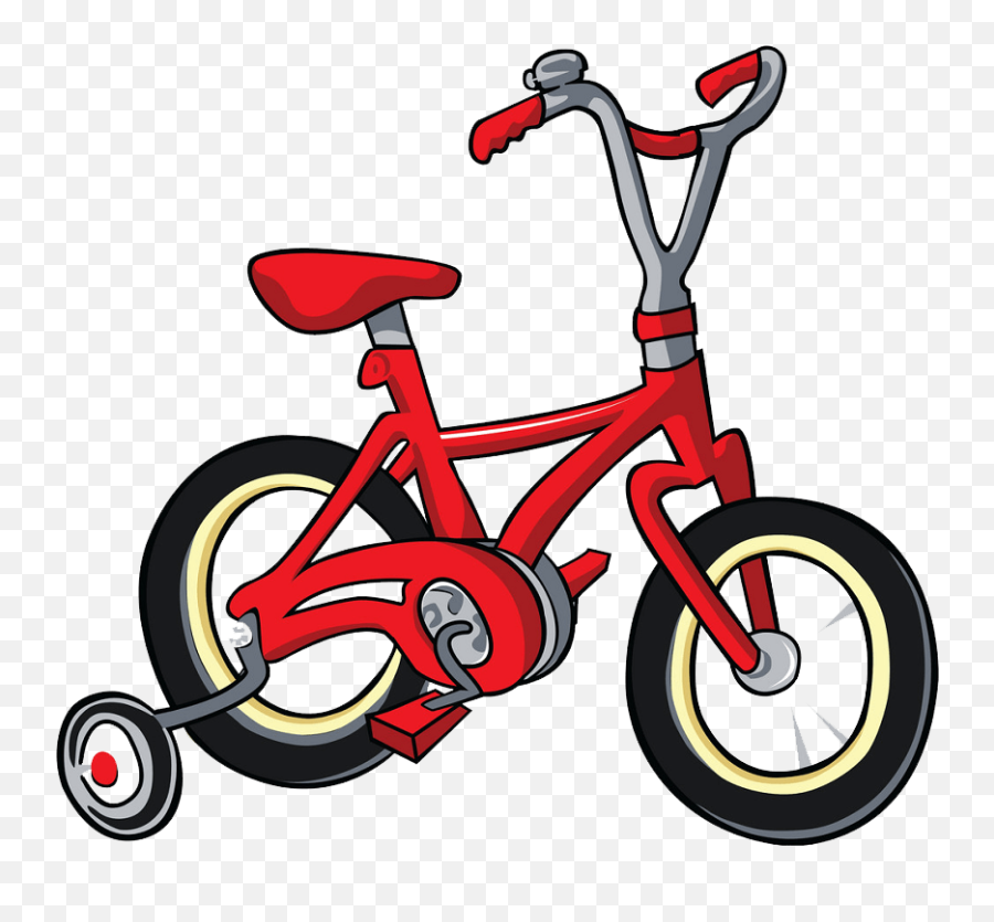 Kid Red Bike Clipart Transparent - Clipart World Cartoon Bike Emoji,Bike Clipart