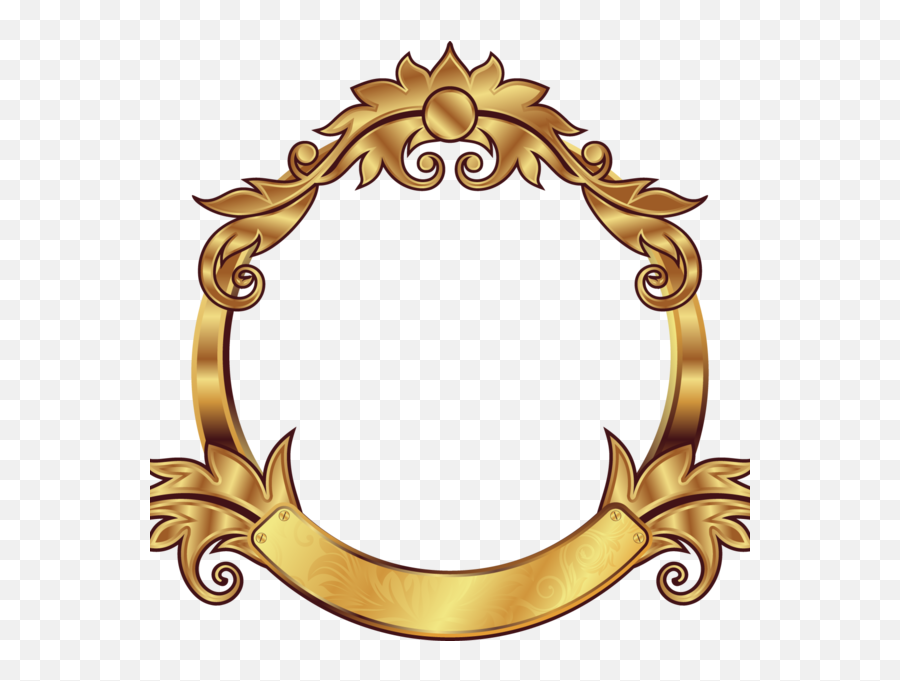 Banner Frame Png - Royal Gold Frame Png Transparent Png Frame Gold Roiyal Png Clipart Emoji,Circle Png Transparent