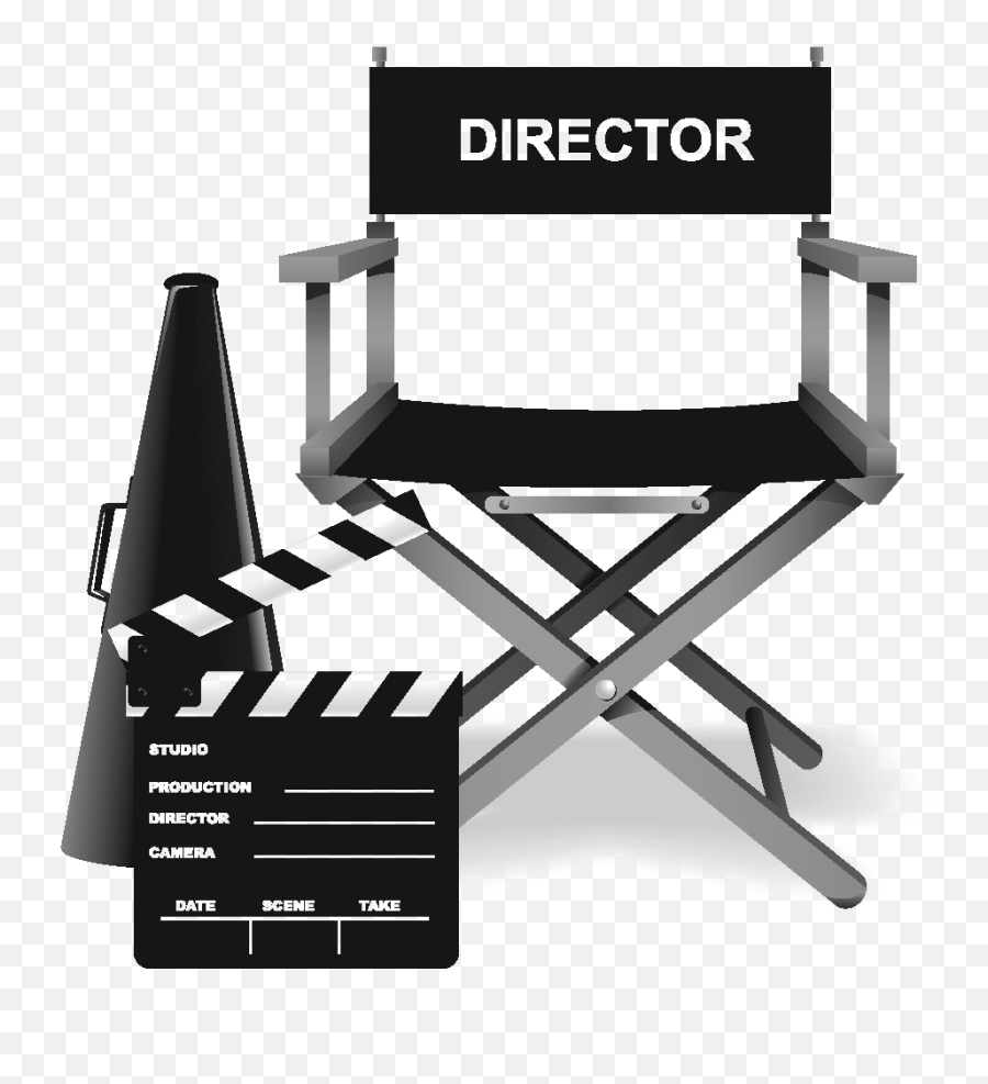 Directors Chair Png Clipart - Cartoon Director Chair Png Emoji,Chair Clipart