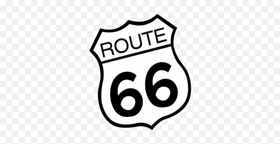 Download Route 66 Logo Transparent - Dot Emoji,Route 66 Logo
