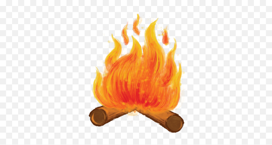 Campfire Clipart Camp Rules - Camping 335x400 Png Vertical Emoji,Campfire Clipart