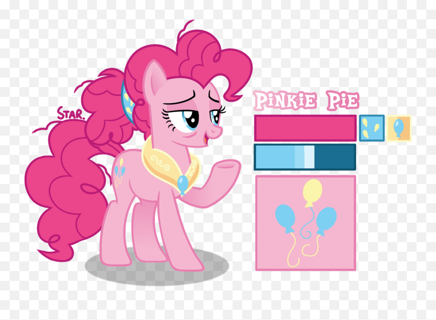 2516946 - Safe Artiststargazepony Pinkie Pie Pony Mlp Pinkie Pie Redesign Emoji,Pie Transparent Background
