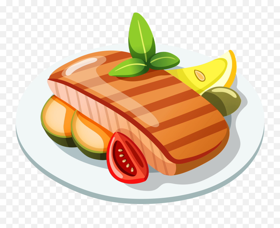Steak Clip Art Free Vector In Open - Food Clipart Png Emoji,Food Png