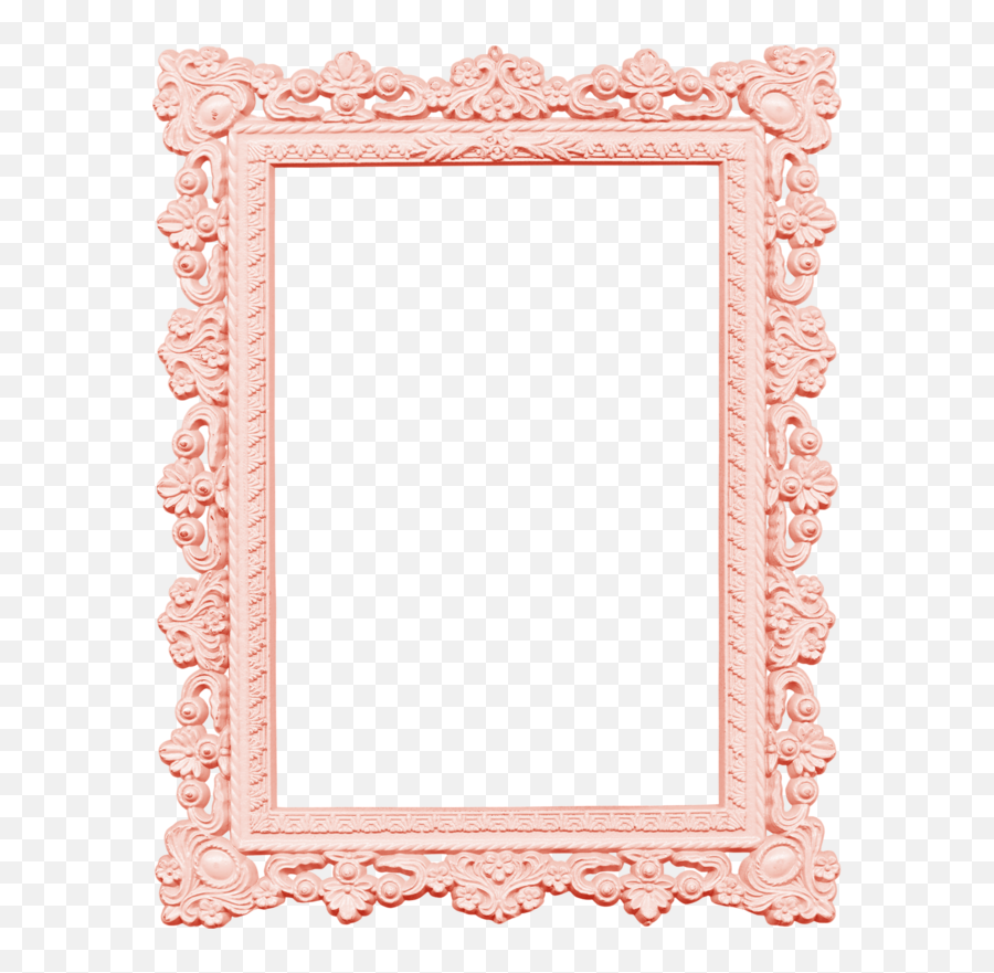 Light Pink Frame Png - Frame For Photoshop Hd Emoji,Ornate Frame Png