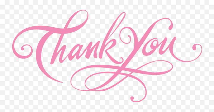 Pink Thank You Png - Transparent Pink Thank You Emoji,Thank You Png