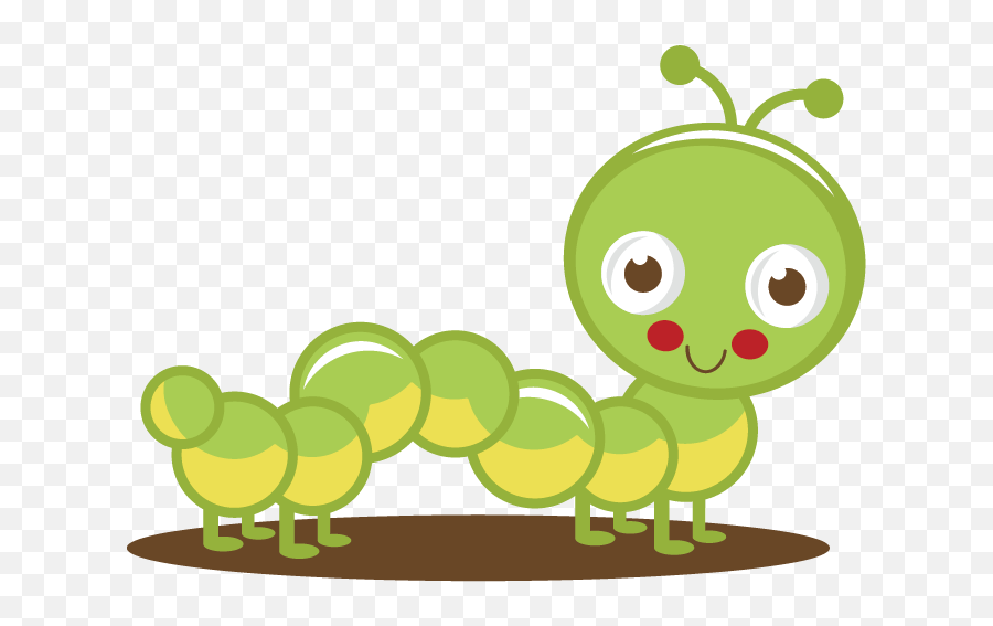 Cute Caterpillar Clipart Png Png Image - Transparent Background Caterpillar Clipart Emoji,Caterpillar Clipart