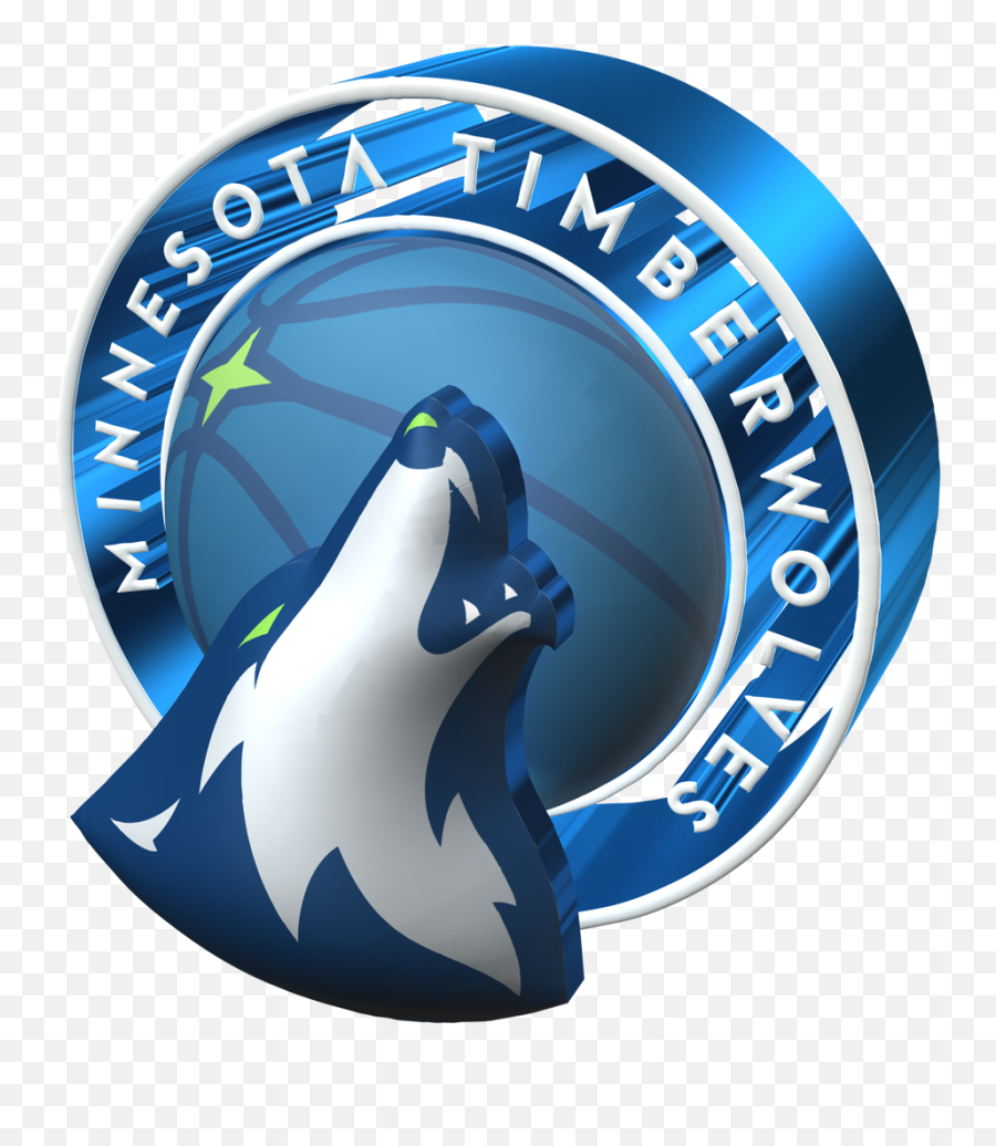Minnesota Timberwolves Logos 3d - Nba 2k17 3d Logos Emoji,3d Logo