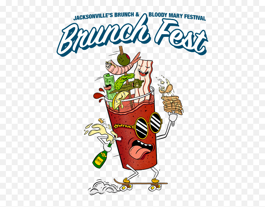 Jacksonville Brunch U0026 Bloody Mary Festival - Jacksonville Brunch Bloody Mary Festival Emoji,Eating Breakfast Clipart