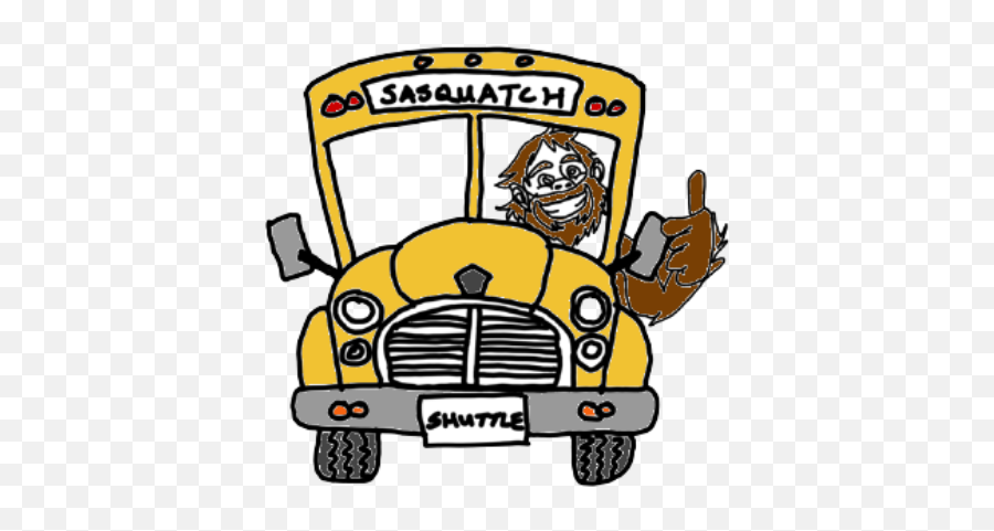 Sasquatch Shuttle Emoji,Days Of The Week Clipart