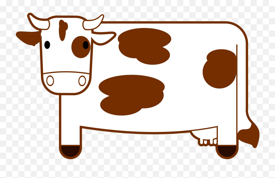 Cute Cow Clipart Free Download Transparent Png Creazilla - Cow Emoji,Cow Clipart