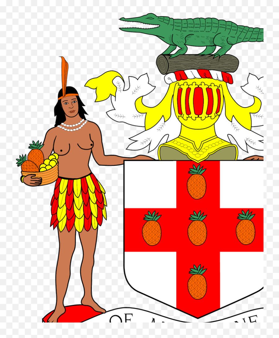 Jamaica Coat Of Arms Svg Vector Jamaica Coat Of Arms Clip Emoji,Jamaica Clipart