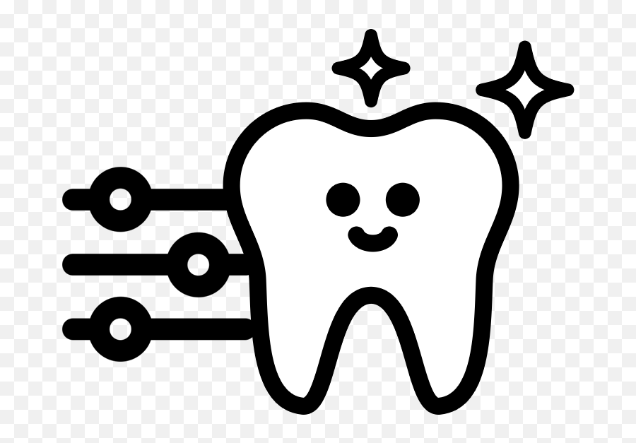Tooth Outline Png - Clip Art Library Emoji,Tooth Outline Clipart