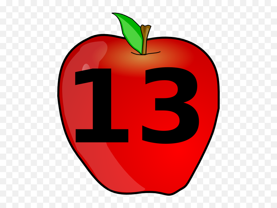 Transparent Apples Clipart - Clip Art Numbers 20 Png Emoji,Apple Clipart Transparent