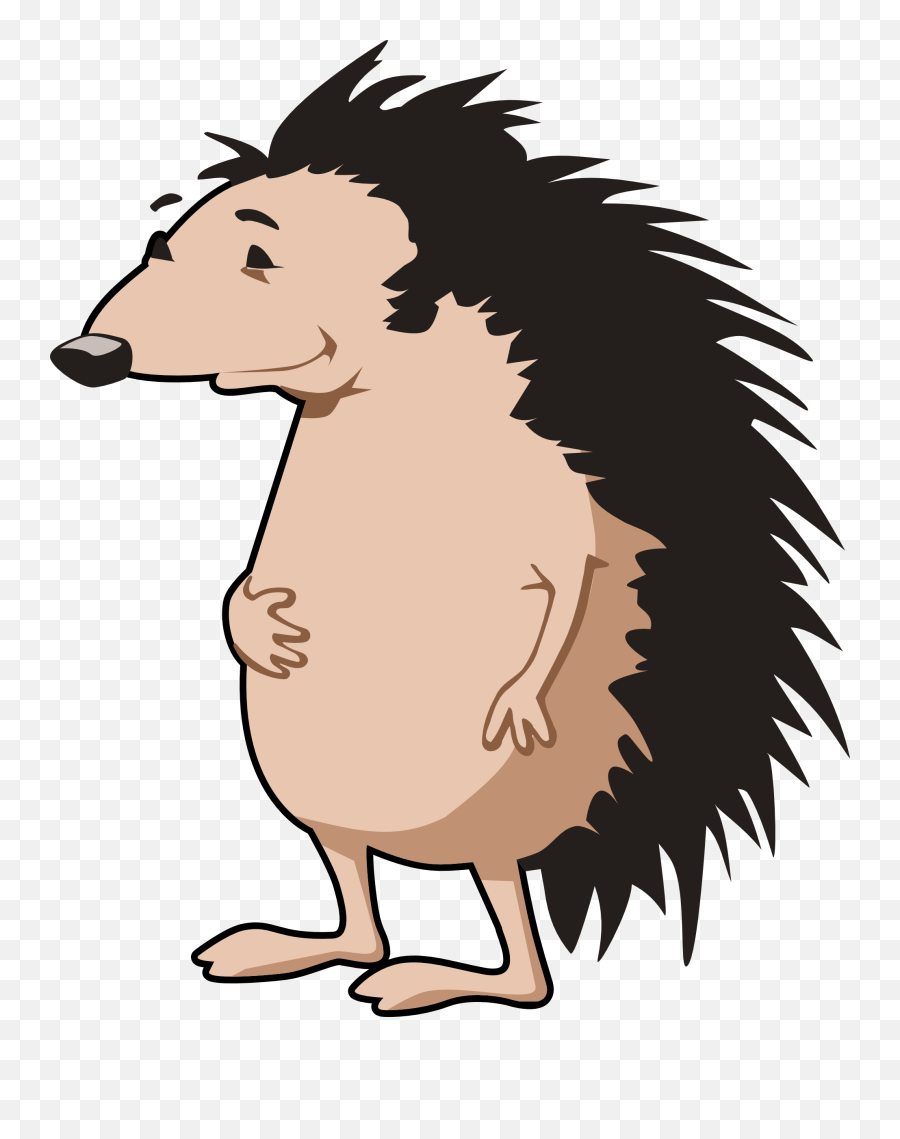 Hedgehog Clipart - Porcupine Clipart Png Emoji,Hedgehog Clipart