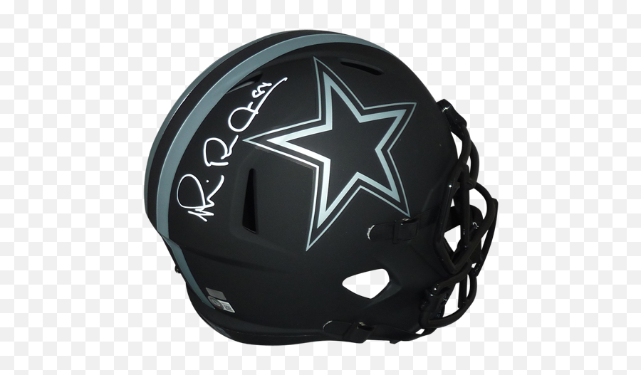 Michael Irvin Autographed Dallas Cowboys Eclipse Alternate Emoji,Cowboys Helmet Png