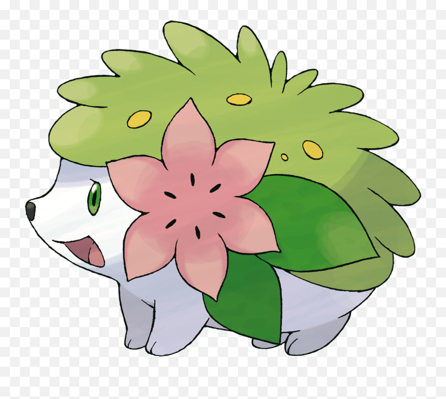 Shaymin Pokémon - Bulbapedia The Communitydriven Pokémon Emoji,Flower Bush Png