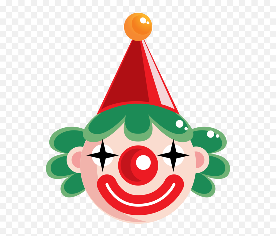 Clown Cartoon Drawing Christmas Ornament Party Hat For Emoji,Clown Hat Png