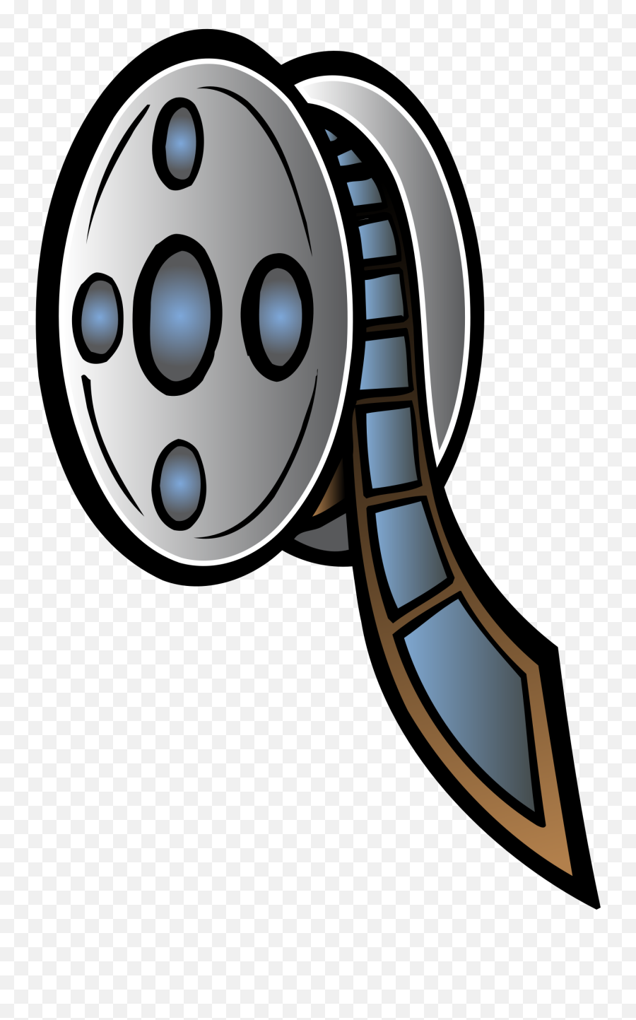 Movie Reel Movie Film Clipart - Clipart Movie Projector Emoji,Film Clipart