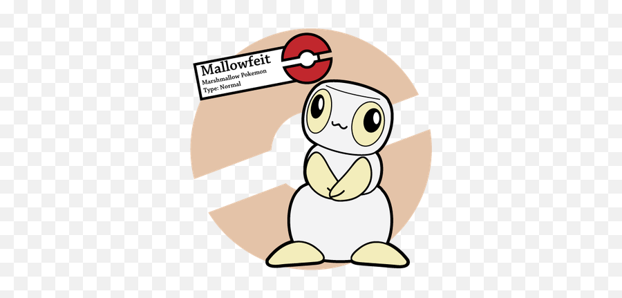 Download Hd Vector Freeuse Stock Marshmallow Clipart Fake - Marshmallow Pokemon Fan Made Emoji,Marshmallow Clipart