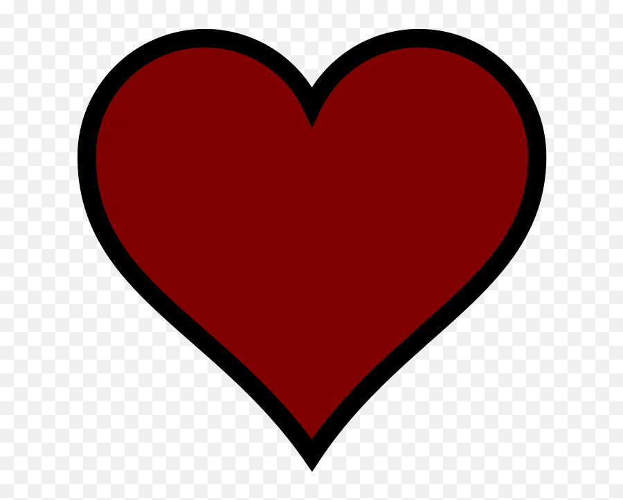 Dark Red Heart Svg Vector Dark Red Heart Clip Art - Svg Clipart Girly Emoji,Red Heart Clipart