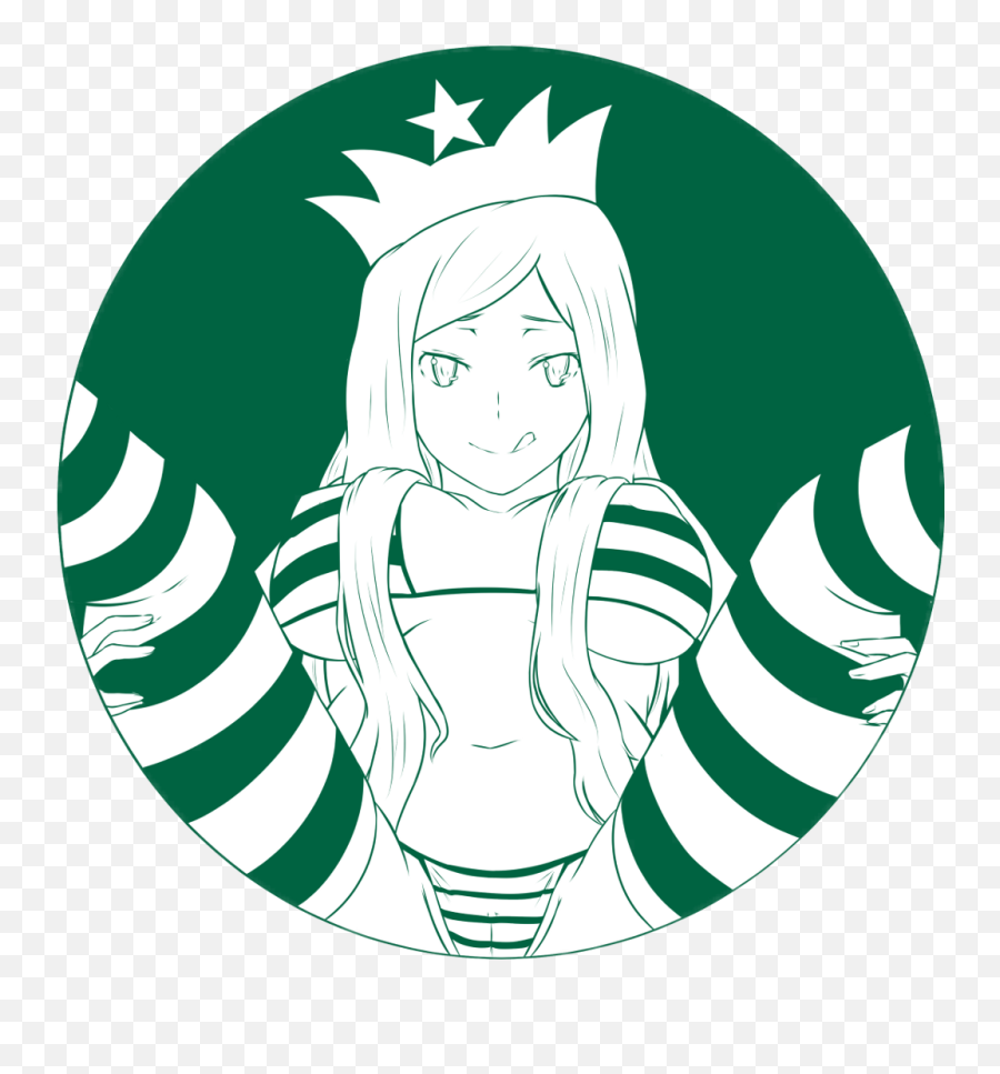 Starbucks Anime Clipart - Full Size Clipart 351828 Drink Me Senpai Emoji,Starbucks Clipart