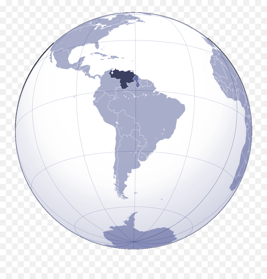 Where Is Venezuela Located - Mapsofnet Brazil World Map Png Emoji,Venezuela Png