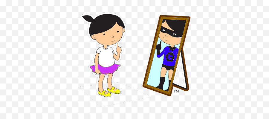 Irespectonline - Online Reputation Cybersafety And Social Child Kid Looking Reflection Mirror Clipart Emoji,Reflection Clipart