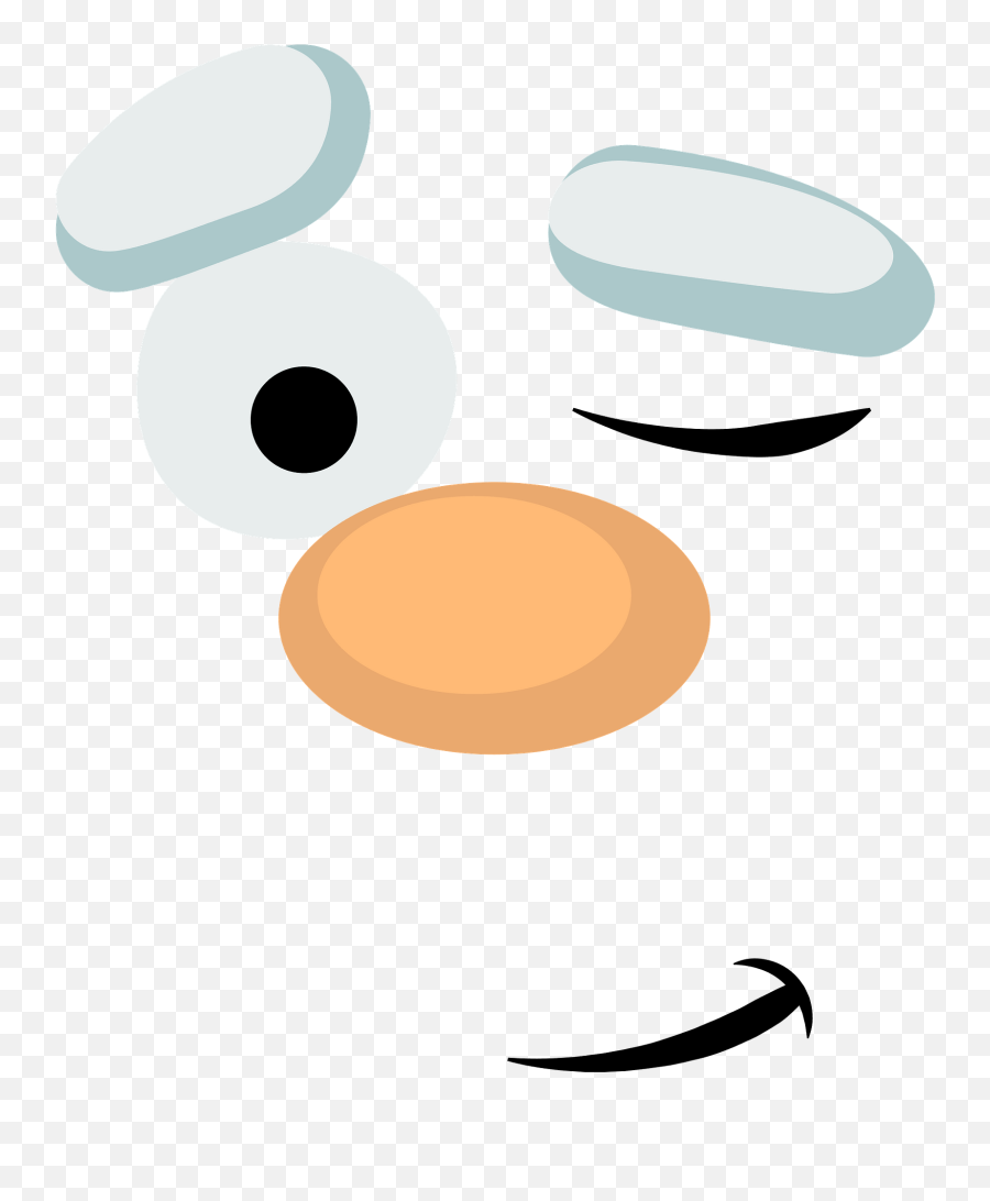 Santa Face With Eye Blinking Clipart Free Download - Dot Emoji,Santa Face Clipart