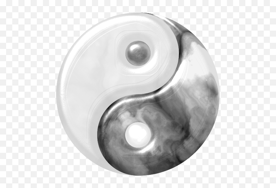 Download Free Marbled Yin Yang - Solid Emoji,Yin And Yang Png