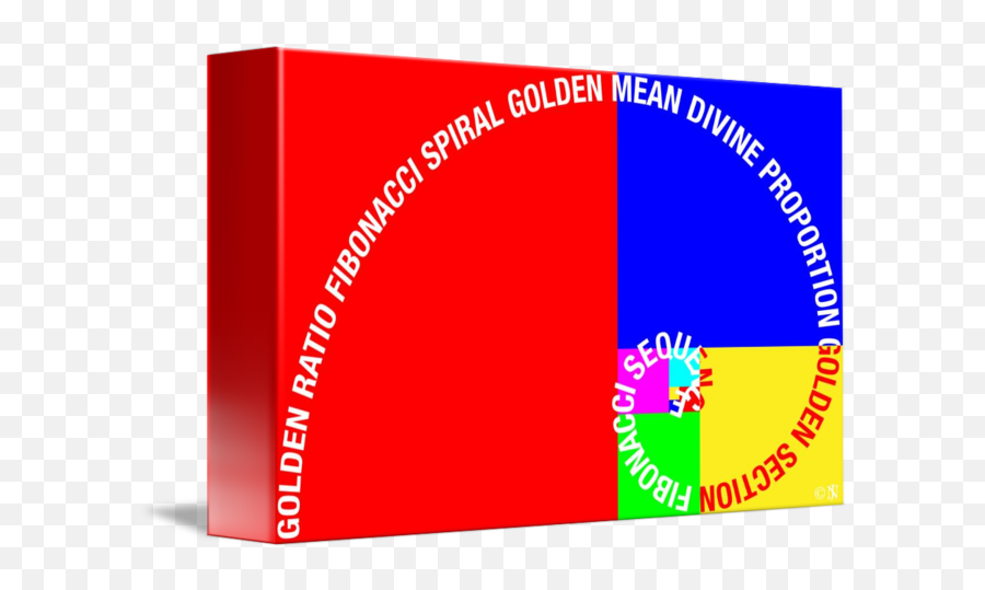 Golden Ratio Fibonacci Spiral - Horizontal Emoji,Golden Ratio Png