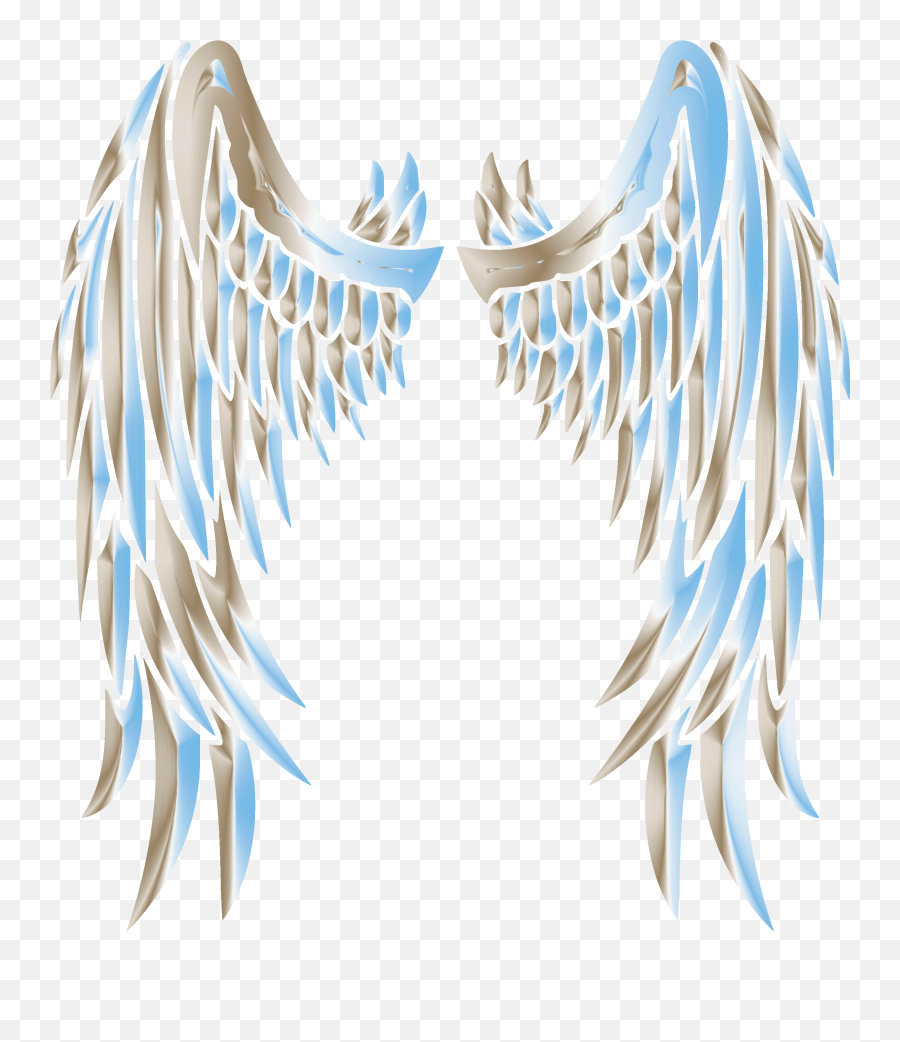 Angel Wingspng - Sky Chrome Angel Wings Angels Wing Transparent Angel Wings Emoji,Angel Transparent Background