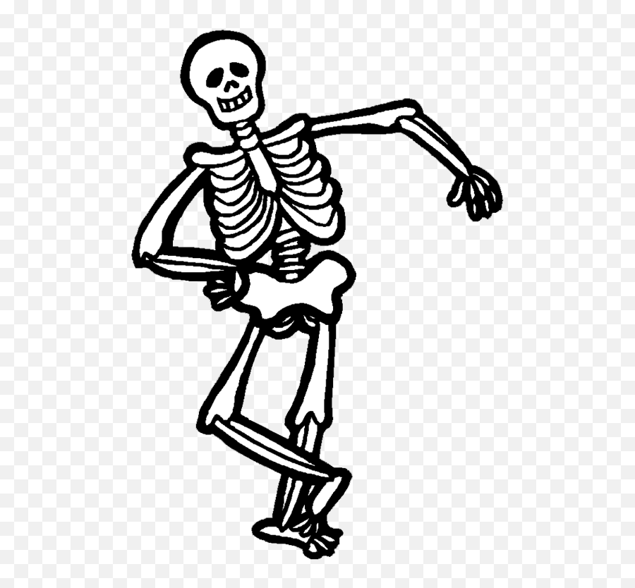 Skeleton Clipart Png Transparent Png - Printable Skeleton Halloween Emoji,Skeleton Clipart