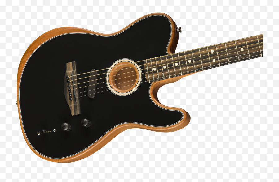 Guitar - Black Fender Acoustic Electric Guitar Emoji,Guitar Transparent
