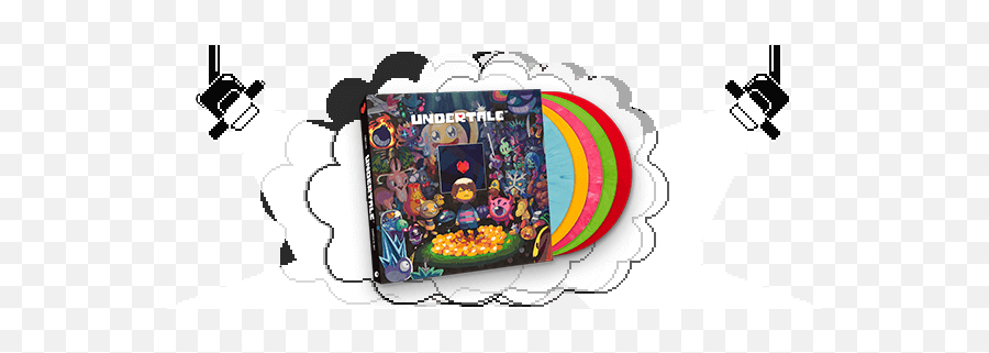 Undertale - Undertale Ost Vinyl Emoji,Undertale Heart Png