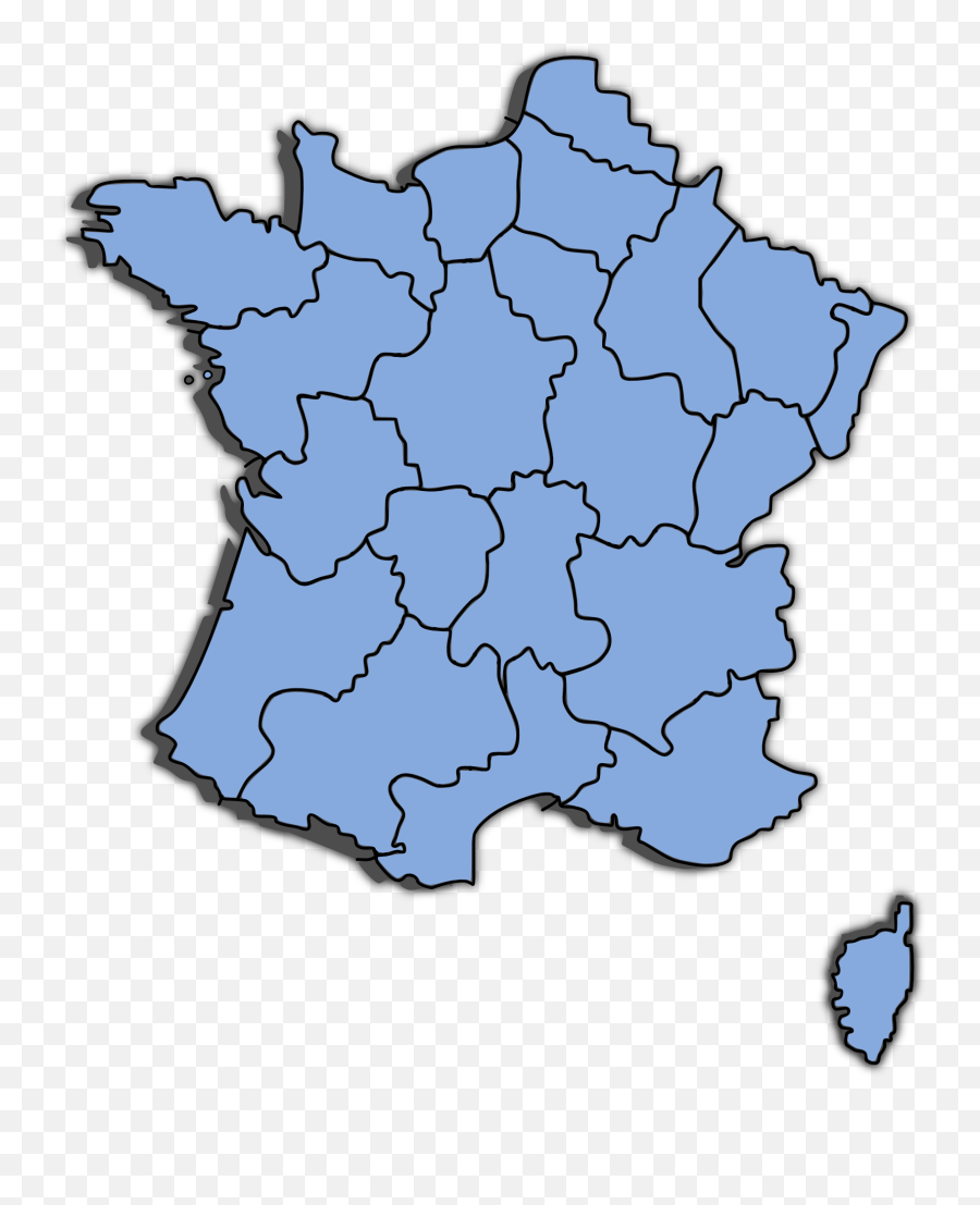 France Map Png - Draw The Map Of France Emoji,Europe Map Png