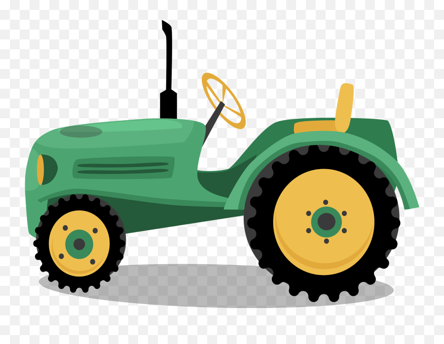 Tractor Clipart - Tractor Clipart Png Creazila Emoji,Tractor Clipart