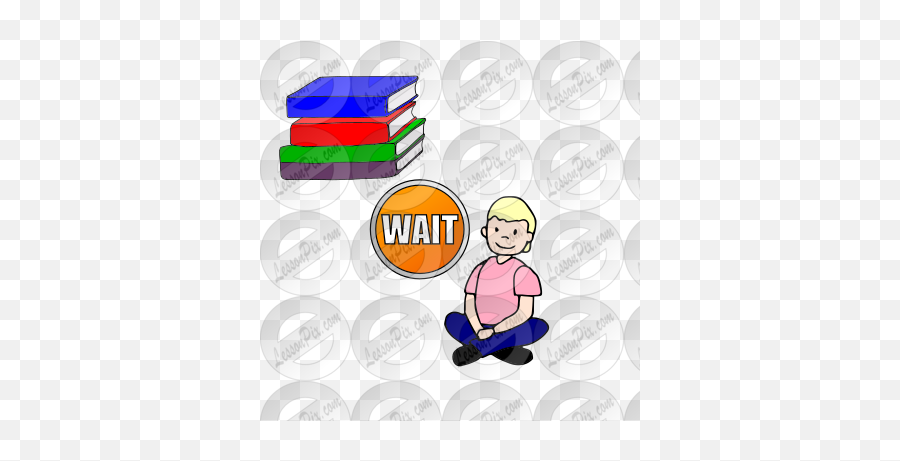 Wait My Turn Picture For Classroom - Kid Waiting Patiently Clipart Emoji,Wait Clipart