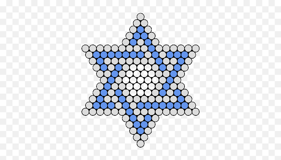 Beading Patterns Perler Bead Patterns - Hama Bead Rainbow Star Emoji,Jewish Star Png