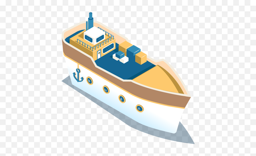 Isometric Transport Ship - Isometric Ship Png Emoji,Ship Transparent