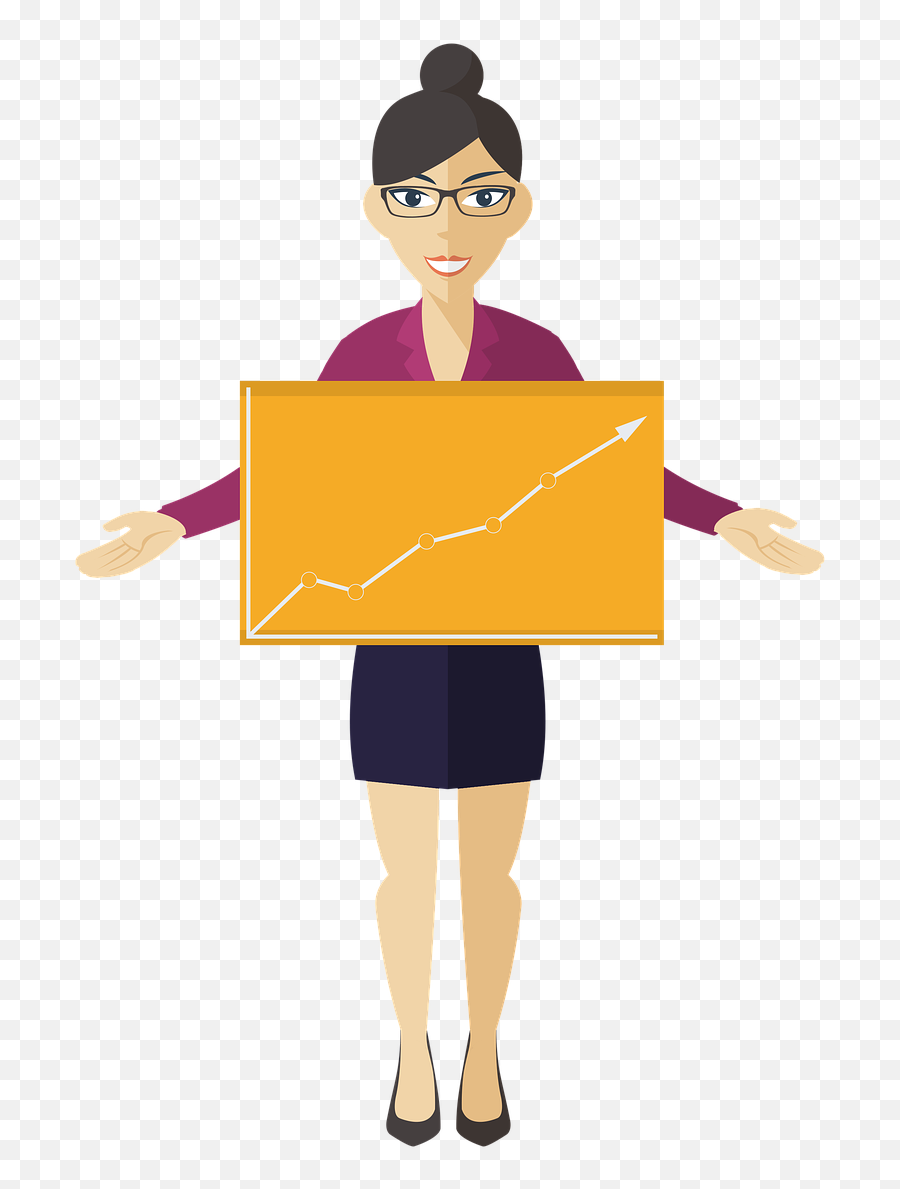 Business Woman Chart Woman Png Picpng - Clip Art Woman Transparent Emoji,Business Woman Png